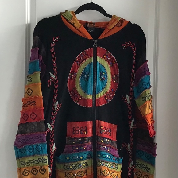 Rising International boho jacket size xl - Picture 2 of 6
